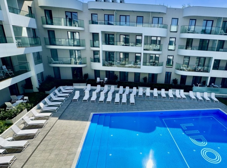 Apartament Lido Mare widok z balkonu